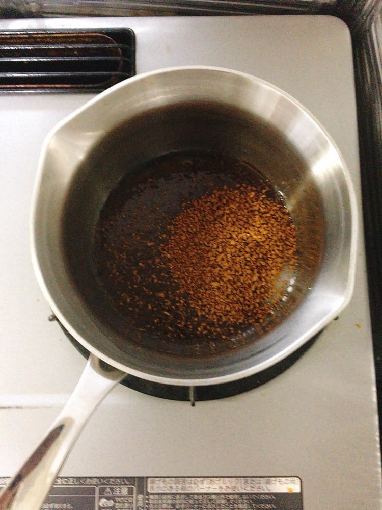 コーヒーシロップを作る